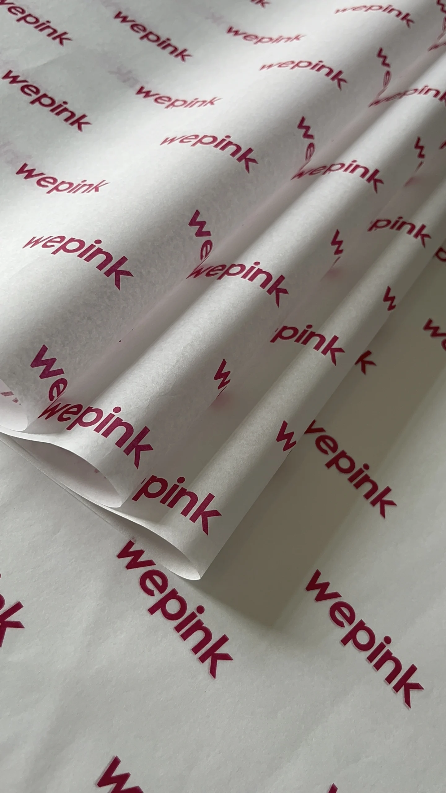 Papel seda personalizado WePink